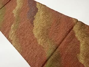 道長取り模様織出し袋帯